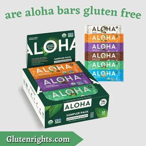are aloha bars gluten free