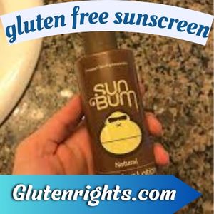 gluten free sunscreen