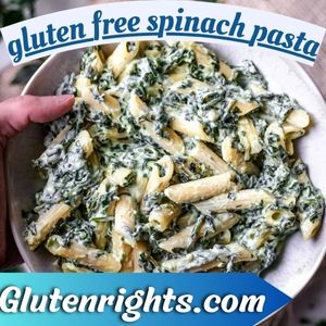 Gluten free spinach pasta