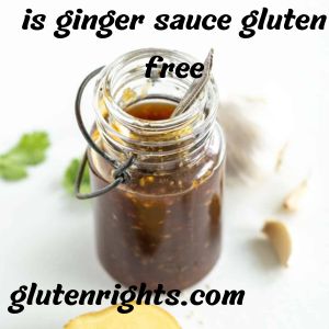 is ginger sauce gluten free